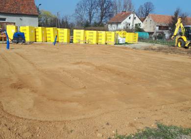 Modlęcin - Płyta fundamentowa