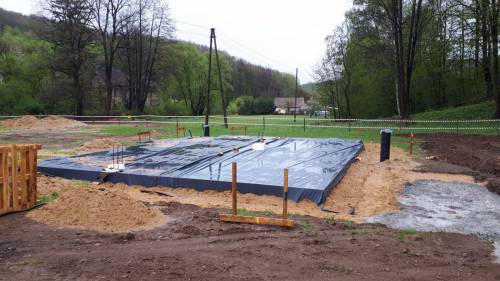 Pietrzyków - Płyta fundamentowa